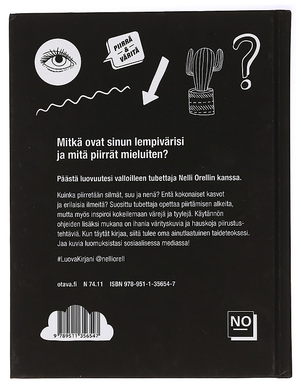 Luova kirjani : piirrä & väritä - Nelli Orell - Tietokirjat ja oppaat - 10105437213 - 1