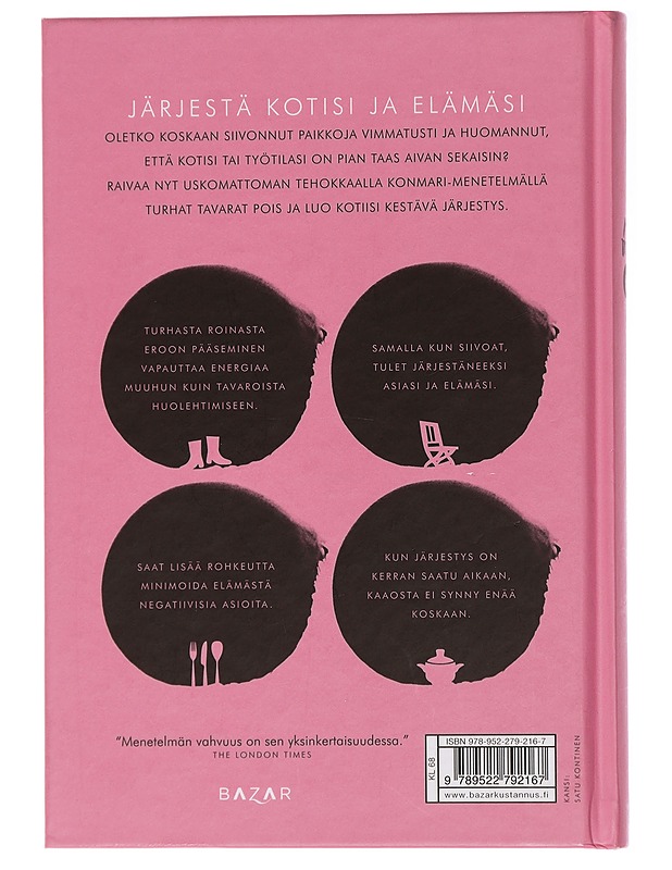 KonMari : siivouksen elämänmullistava taika - Kondo, Marie - Tietokirjat ja oppaat - 10105437261 - 1