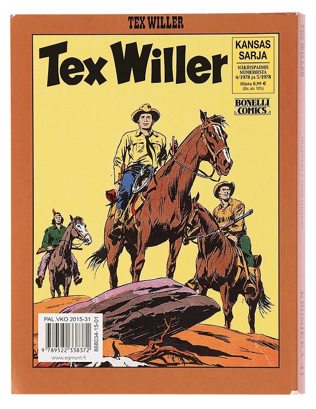 Tex Willer. Kronikka 41 - Bonelli, Gianluigi - Sarjakuvat - 10105437319 - 1