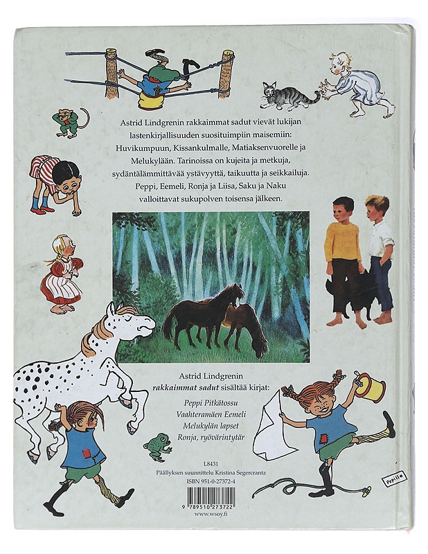 Astrid Lindgrenin rakkaimmat sadut - Lindgren, Astrid - Lastenkirjat - 10105437314 - 1