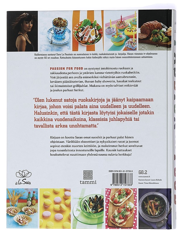 Passion for food = [Intohimona ruoka] - La Fountain, Sara - Harrastekirjat - 10105437318 - 1