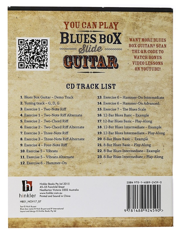 You Can Play Blues Box Slide Guitar - Musiikki- ja elokuvakirjat - 10105437369 - 1