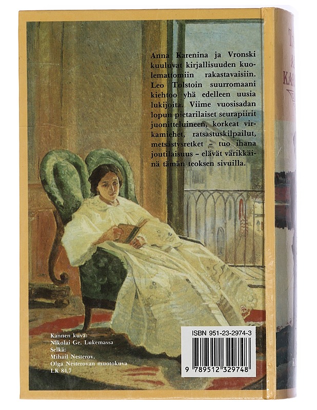 Anna Karenina - Tolstoi, Leo - Romaanit ja novellit - 10105437358 - 1