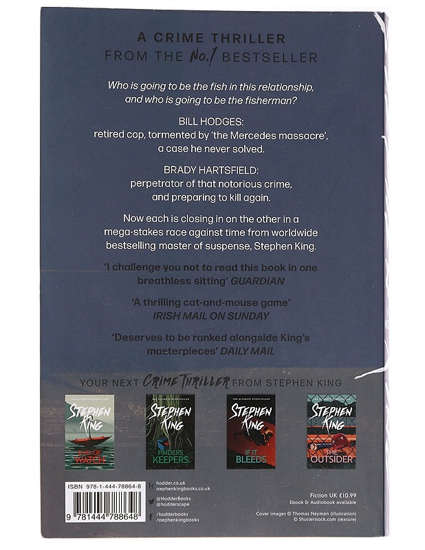 Mr Mercedes - Stephen King - Jännitys ja dekkarit - 10105437385 - 1