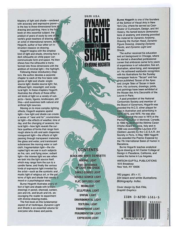 Dynamic light and shade - Hogarth, Burne - Harrastekirjat - 10105437438 - 1