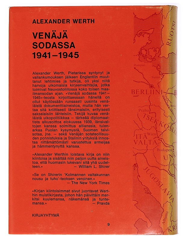 Venäjä sodassa : 1941-1945 ; 1&2 - Alexander Werth - Historiakirjat - 10105437451 - 3