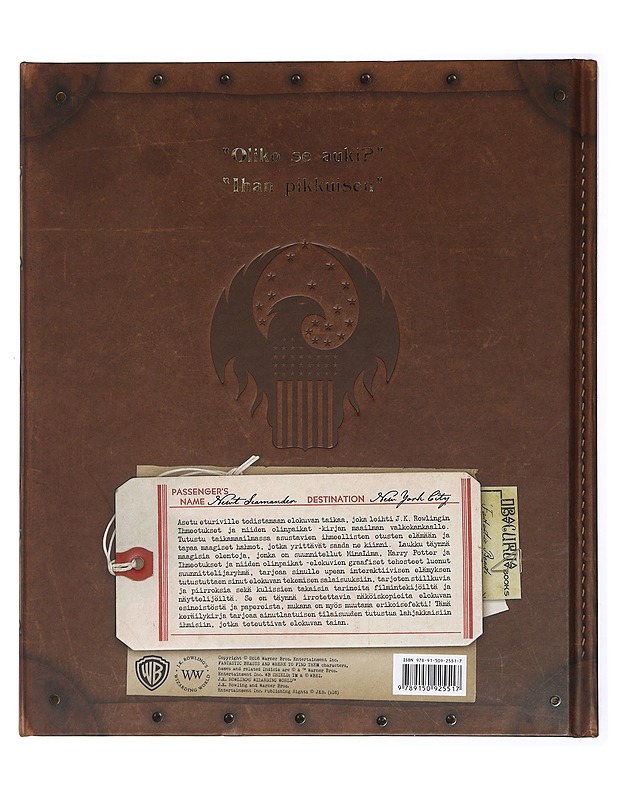 Laukku täynnä maagisia olentoja : koe Ihmeotukset ja niiden olinpaikat - Salisbury, Mark - Fantasia- ja scifi - 10105437453 - 1