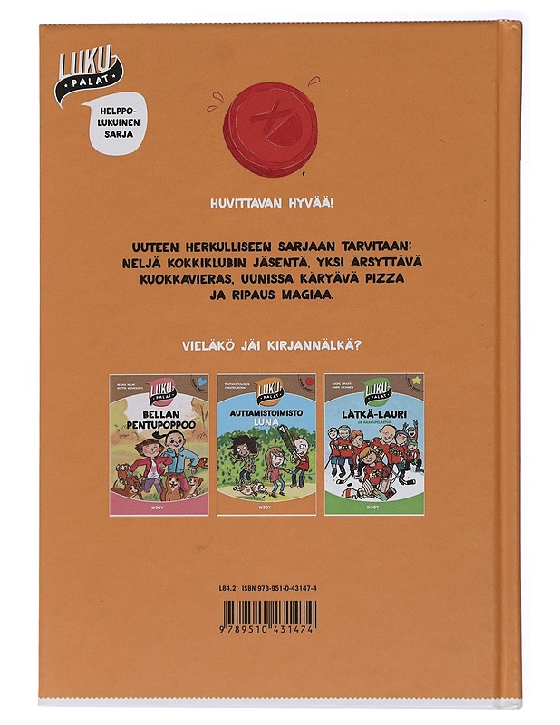 Kokkiklubi : maailman paras pizza - Supinen, Miina - Lastenkirjat - 10105437488 - 1