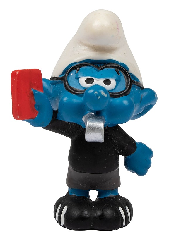 SCHLEICH Smurffi jalkapallotuomari figuuri - Lasten lelut - 10105437512 - 0