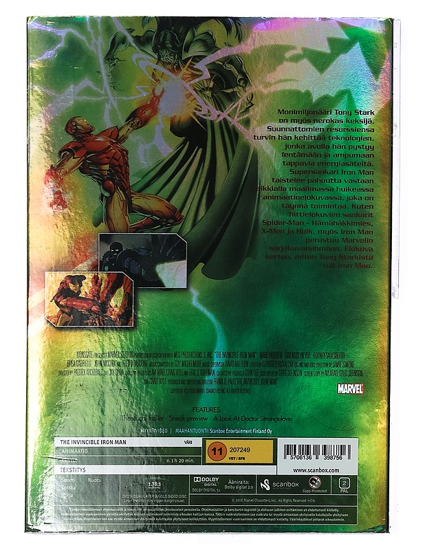 The Invincible Iron Man - DVD - DVD-elokuvat - 10105437523 - 1