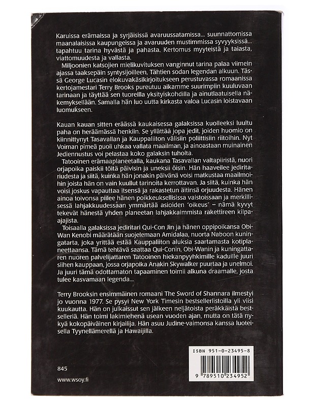 Pimeä uhka - Brooks, Terry - Romaanit ja novellit - 10105437526 - 1