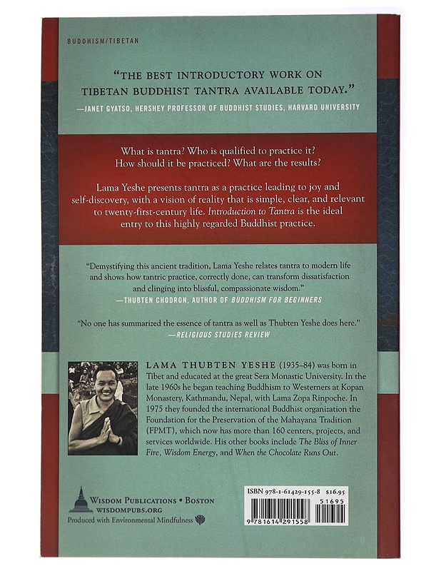 Introduction to Tantra: The Transformation of Desire - Lama Yeshe - Tietokirjat ja oppaat - 10105437540 - 1