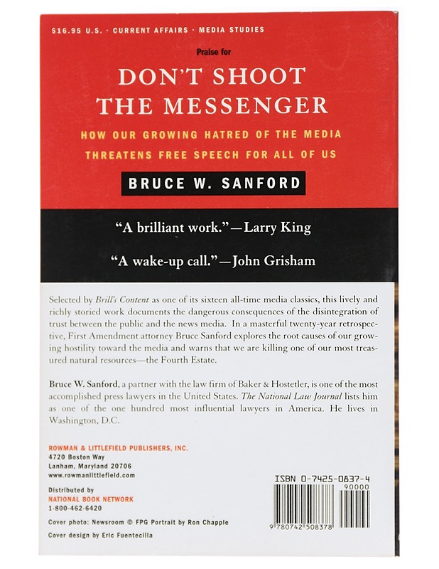 Don't Shoot the Messager - Bruce W. Sanford - Tietokirjat ja oppaat - 10105437579 - 1