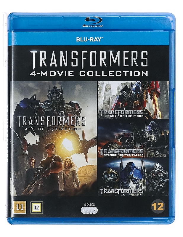 Transformers 4-Movie Collection - Blu-ray - Blu-ray-levyt - 10105437588 - 0