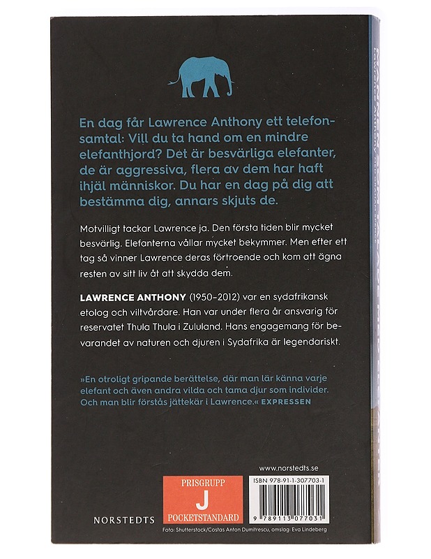 MANNEN SOM TALADE MED ELEFANTER - ETT LIVE I FRIHET PÄ DEN AFRIKANSKA SAVANNEN - Harrastekirjat - 10105437611 - 1