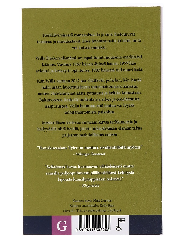 Kellotanssi - Tyler, Anne - Romaanit ja novellit - 10105437628 - 1