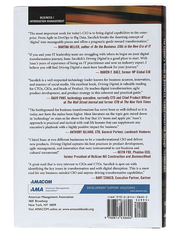 Driving digital - Isaac Sacolick - Tietokirjat ja oppaat - 10105437633 - 1