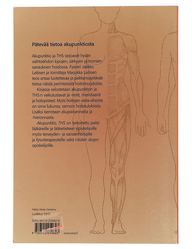 Akupunktio, THS - Laitinen, Jaakko - Tietokirjat ja oppaat - 10105437639 - 1
