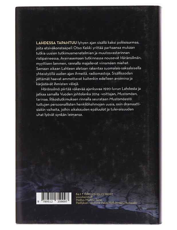 Häränsilmä : jännitysromaani - Timo Sandberg - Jännitys ja dekkarit - 10105437663 - 1