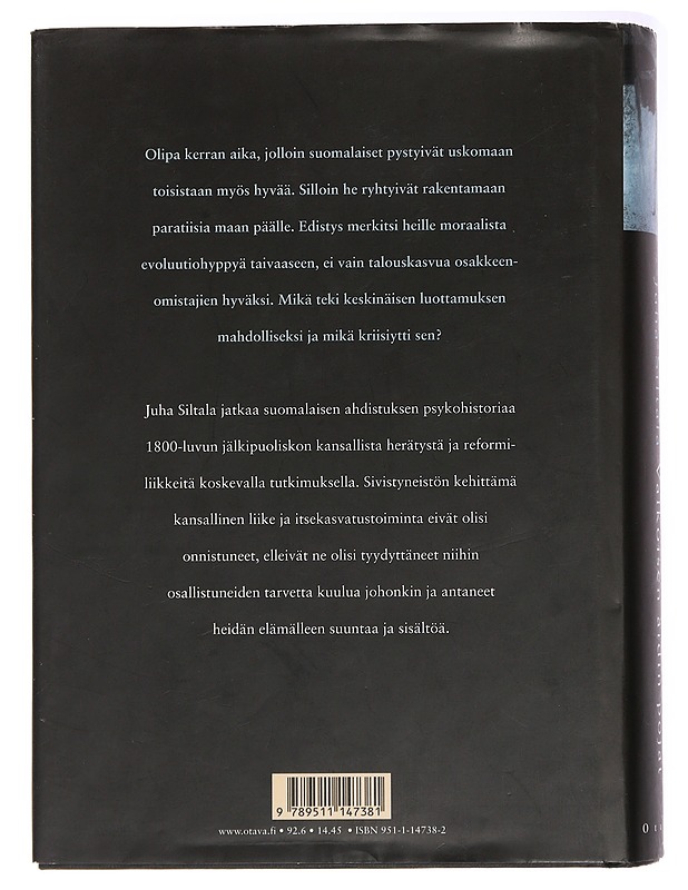 Valkoisen äidin pojat : siveellisyys ja sen varjot kansallisessa projektissa - Juha Siltala - Historiakirjat - 10105437667 - 1