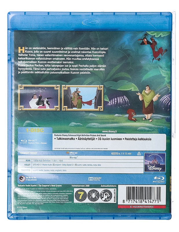 Keisarin Uudet Kuviot - Blu-Ray - Blu-ray-levyt - 10105437677 - 1