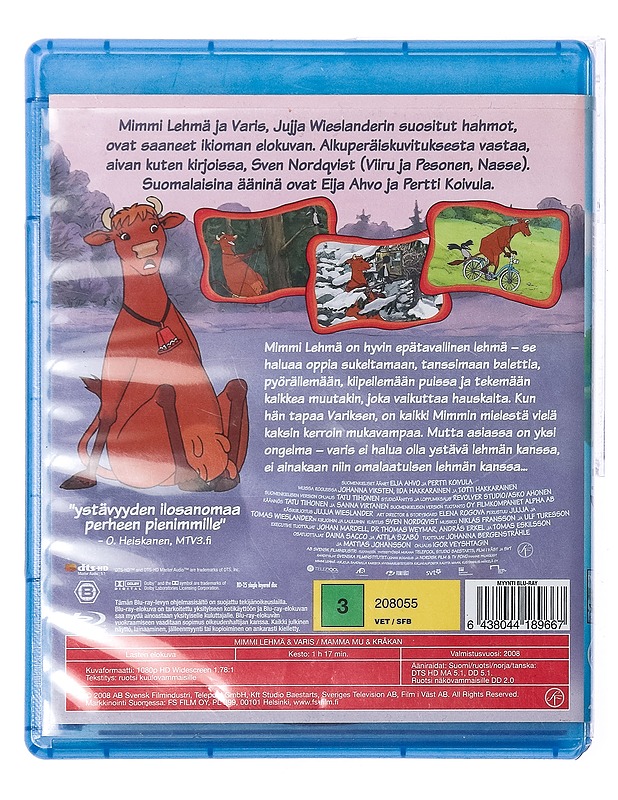 Mimmi Lehmä Ja Varis - Blu-Ray - Blu-ray-levyt - 10105437701 - 1