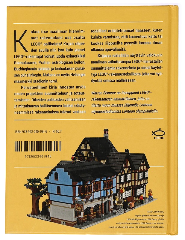 Sinustako arkkitehti Lego-palikoilla? : kuuluisimmat nähtävyydet ja ohjeet yli 30 omaan rakennusprojektiin - Elsmore, Warren - Harrastekirjat - 10105437709 - 1