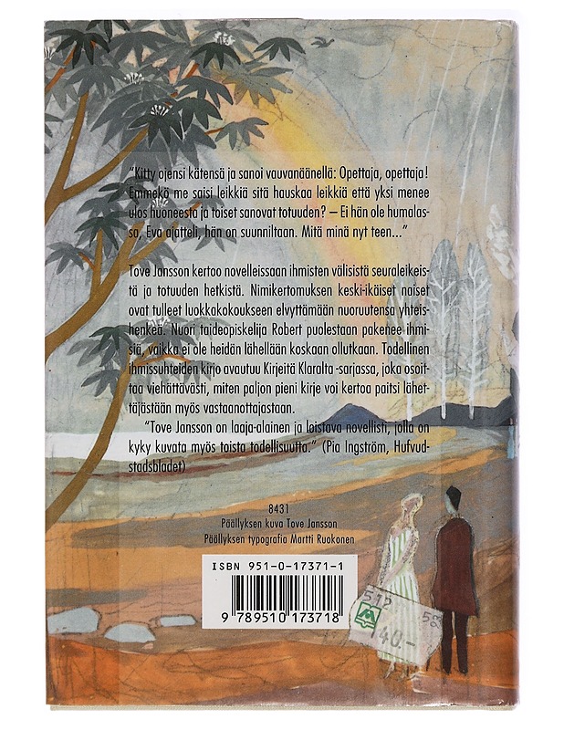 Seuraleikki - Jansson, Tove - Romaanit ja novellit - 10105437714 - 1