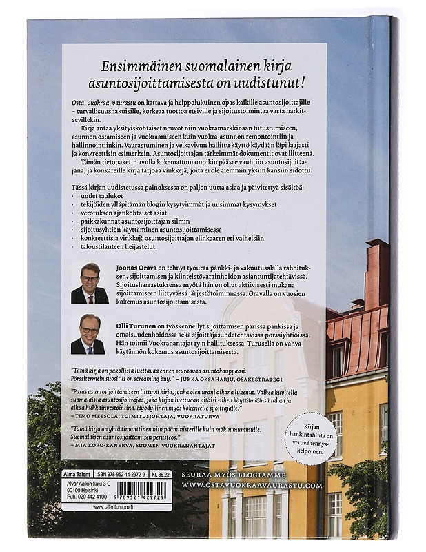 Osta, vuokraa, vaurastu - Orava, Joonas - Tietokirjat ja oppaat - 10105437717 - 1