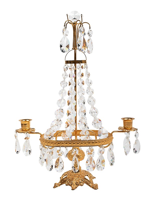 Kynttelikkö kristalliprismoilla - Kynttilänjalat - 10105437727 - 0