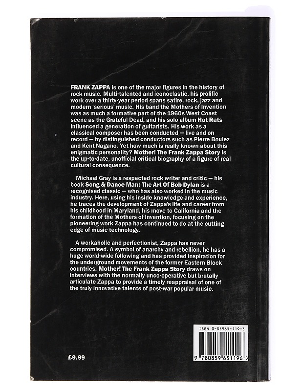 Mother! : the Frank Zappa story - Michael Gray - Elämäkerrat ja muistelmat - 10105437734 - 1
