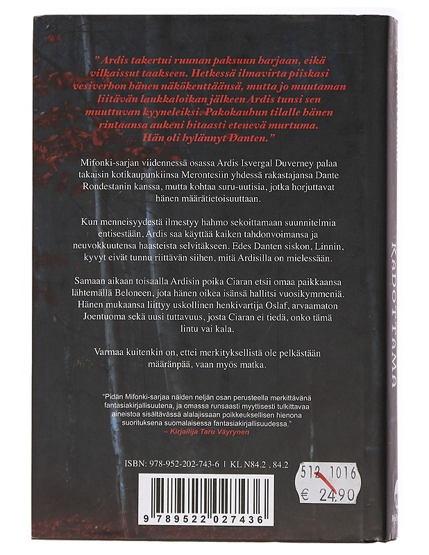 Mifongin kadottama - J.S. Meresmaa - Fantasia- ja scifi - 10105437743 - 1