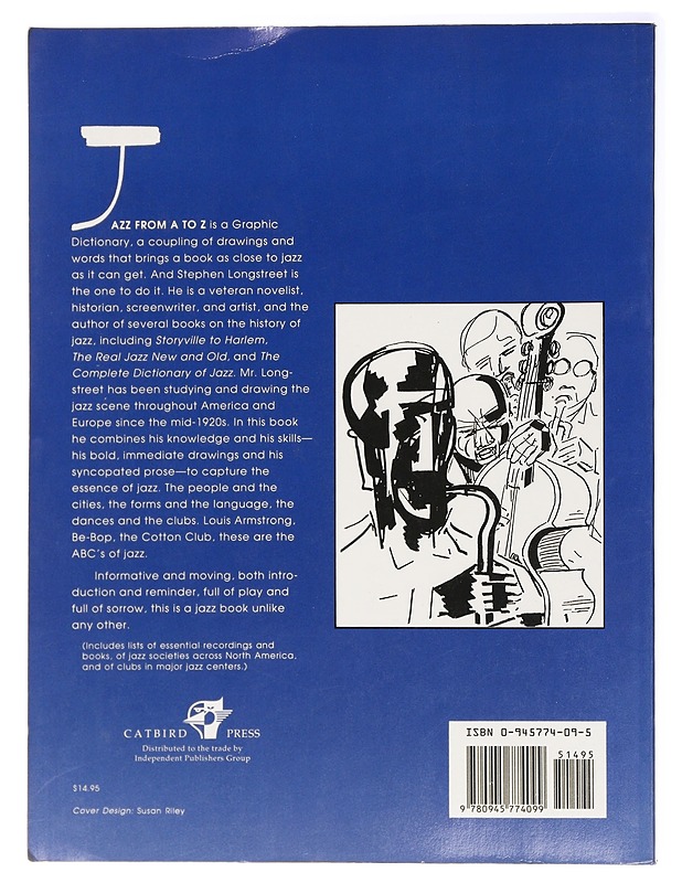 Jazz From A to Z: A Graphic Dictionary - Longstreet, Stephen - Tietokirjat ja oppaat - 10105437750 - 1