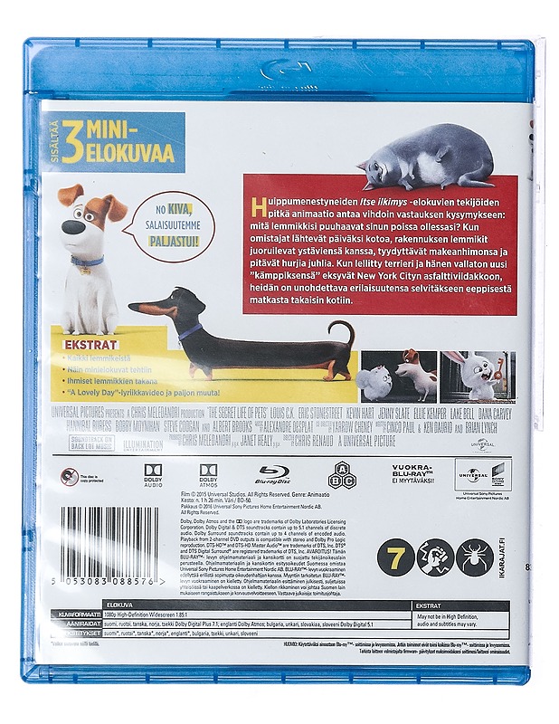 Lemmikkien Salainen Elämä - Blu-Ray - Blu-ray-levyt - 10105437755 - 1
