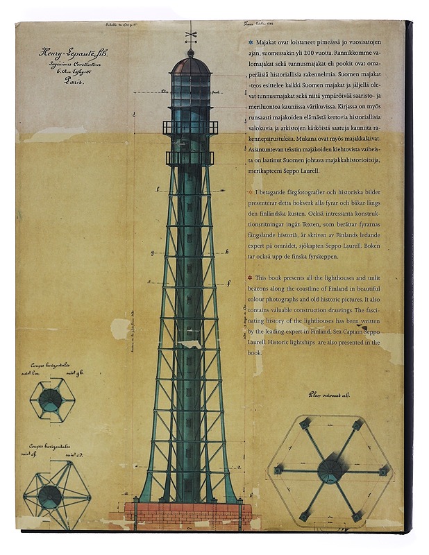 Suomen majakat = Finska fyrar = Finnish lighthouses - Seppo Laurell - Historiakirjat - 10105437757 - 1