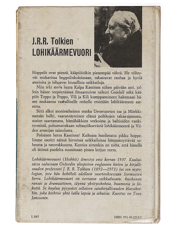 Lohikäärmevuori - J. R. R. Tolkien - Fantasia- ja scifi - 10105437798 - 1