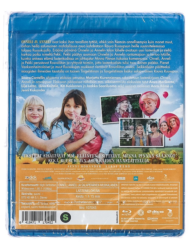 Onneli Anneli ja salaperäinen muukalainen - Blu-Ray - Blu-ray-levyt - 10105437799 - 1