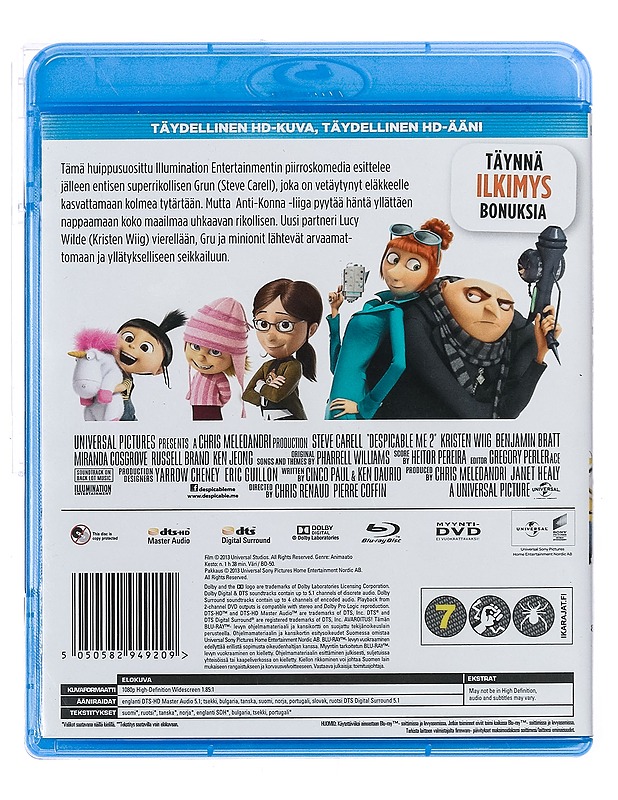 Itse Ilkimys 2 - Blu-Ray - Blu-ray-levyt - 10105437808 - 1