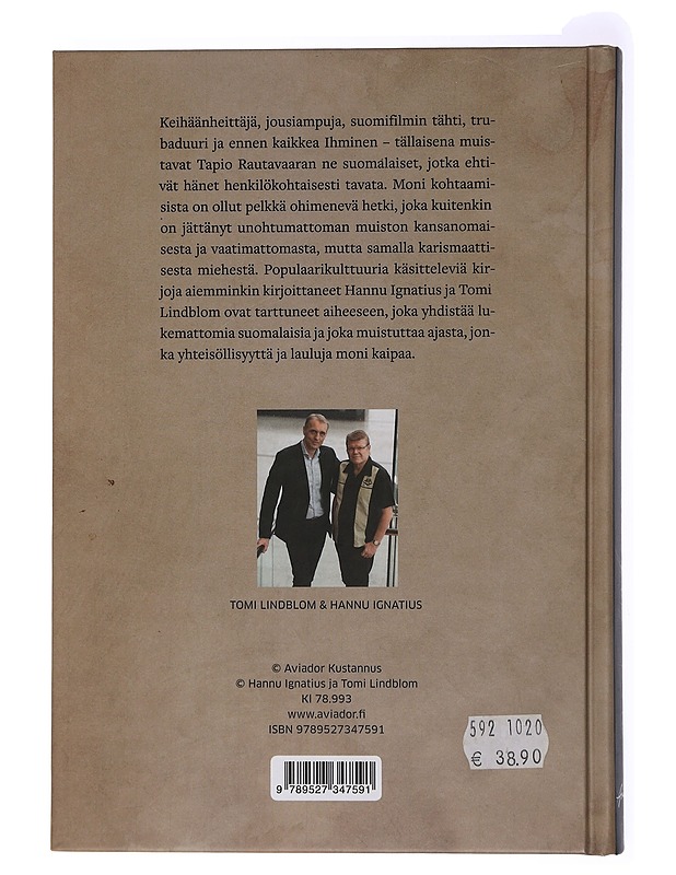 Tapsa : koko kansan reissumies - Ignatius, Hannu - Elämäkerrat ja muistelmat - 10105437820 - 1