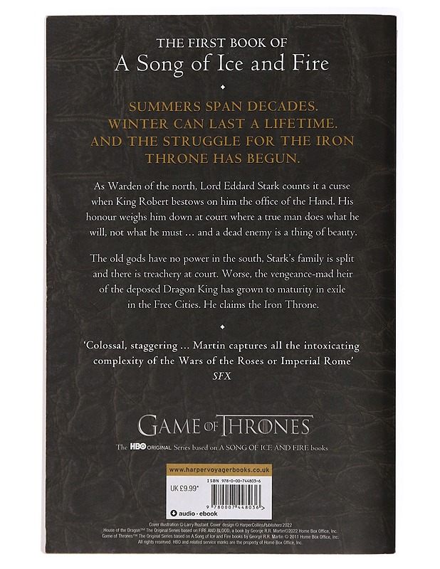 A game of thrones - George R. R. Martin - Kaunokirjallisuus - 10105437824 - 1