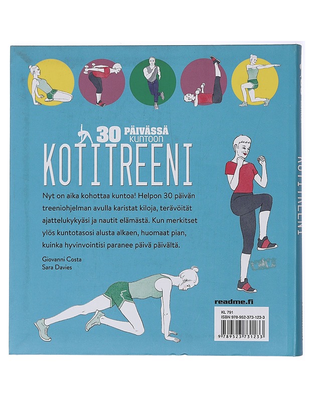 Kotitreeni : 30 päivässä kuntoon! - Costa, Giovanni - Tietokirjat ja oppaat - 10105437830 - 1