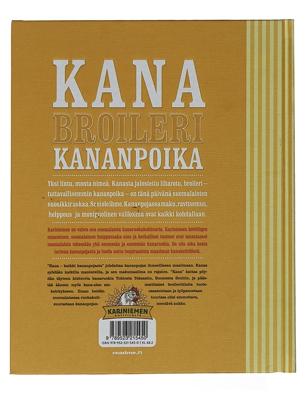 Kana : kaikki kananpojasta - Takala, Mikko - Ruokakirjat - 10105437832 - 1