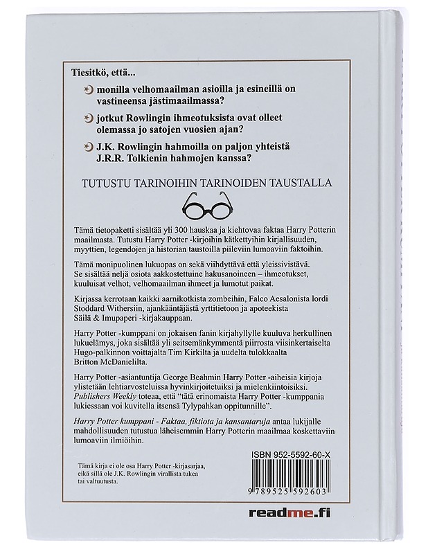 Harry Potter kumppani - Beahm, George - Fantasia- ja scifi - 10105437942 - 1