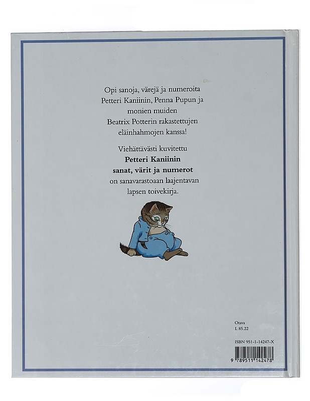 Petteri Kaniinin sanat, värit ja numerot - Hollmén, Hannakatri - Lastenkirjat - 10105437966 - 1