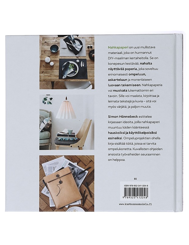 Askartele ja ompele nahkapaperista : uusia ideoita luomisen iloon! - Hönnebeck, Simon - Tietokirjat ja oppaat - 10105437986 - 1