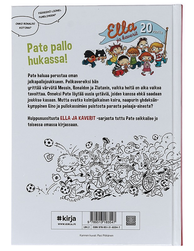 Paten jalkapallokirja - Parvela, Timo - Lastenkirjat - 10105438004 - 1