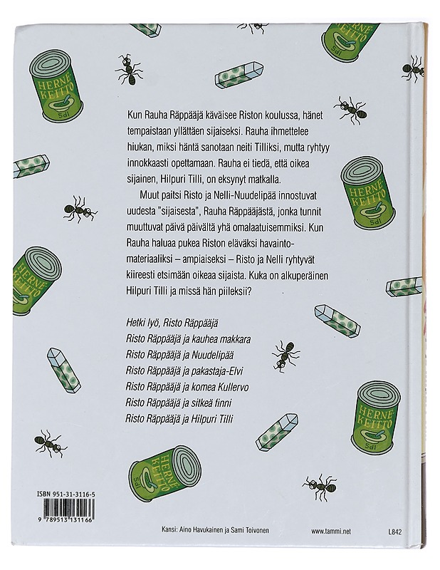 Risto Räppääjä ja Hilpuri Tilli - Nopola, Sinikka - Lastenkirjat - 10105438007 - 1