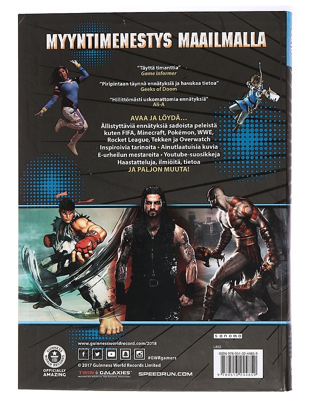 Guinness world records 2018 : Gamer's Edition - Daultrey, Stephen - Tietokirjat ja oppaat - 10105438021 - 1