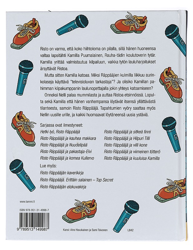 Risto Räppääjä ja kuuluisa Kamilla - Nopola, Sinikka - Lastenkirjat - 10105438020 - 1