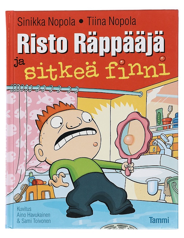 Risto Räppääjä ja sitkeä finni - Nopola, Sinikka - Lastenkirjat - 10105438026 - 0